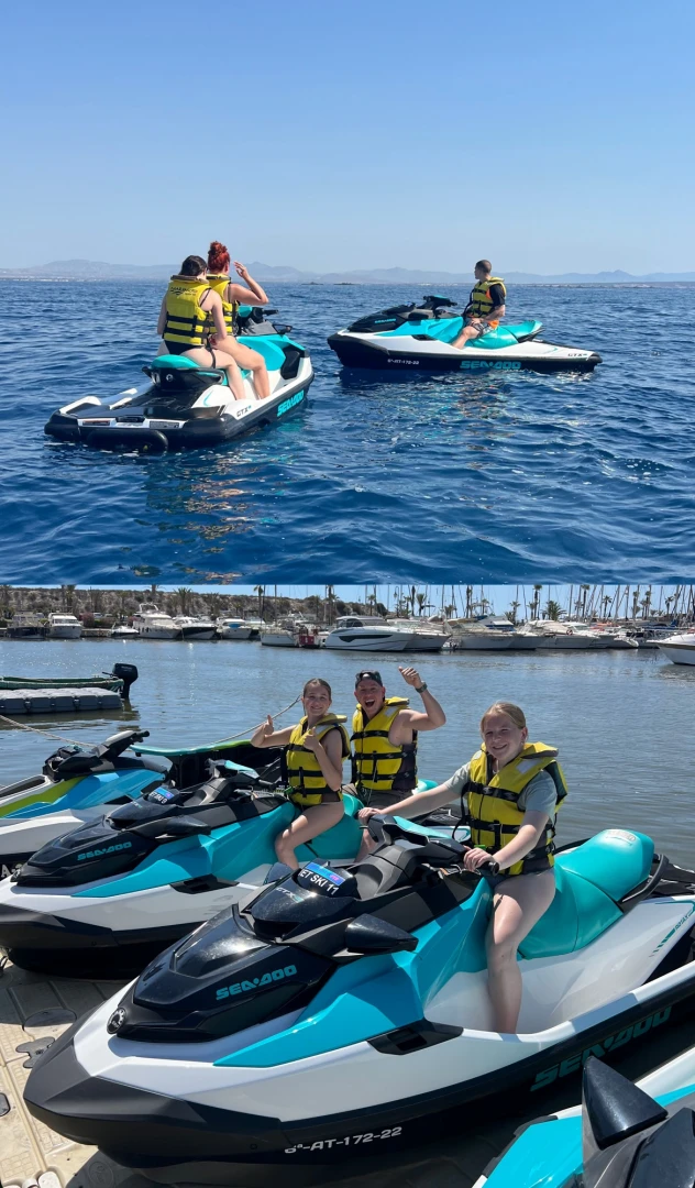 alquiler de motos de agua en guardamar alicante